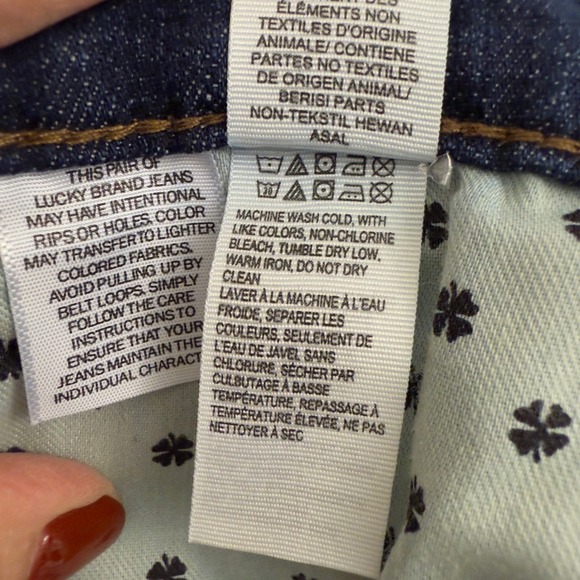 Lucky Brand 221 Straight Leg Jeans Mens Size 38x30 Dark Wash Casual Denim - Picture 9 of 13